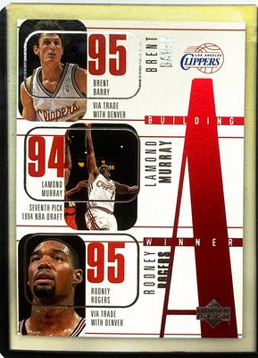 NBA老卡 96 upper deck team card #147(Clippers)