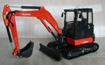 [丸山建機模型店]---久保田 KUBOTA KX060-5 1/24 怪手挖土機模型