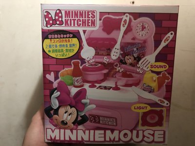 ［進擊的海賊］日本帶回 迪士尼 正版 米妮 造型 廚房遊戲組 迷你 全新現貨 90週年 全家