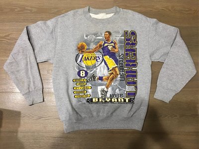 【VINTAGE】 NBA 洛杉磯湖人 Kobe Bryant 古著 美中古 長袖 T恤 大學T