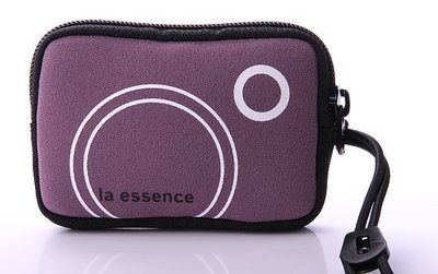 (灰紫色賣場)la essence 熱賣商品~LE-9303Q 手機袋/相機包/卡片零錢包~(附頸吊Q 帶)