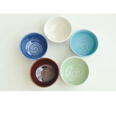 日本製 美濃燒餐碗 有底座 倒角 陶瓷 碗盤餐具 日本風格 飯碗 碗 多色可選 午餐碗 餐桌