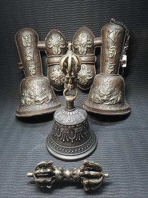 良好品】 チベット仏教法器 K 24cm vajra 密教 真鍮製 金剛杵 如意宝