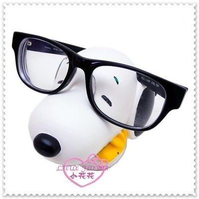 ♥小花花日本精品♥ Hello Kitty   SNOOPY 史努比陶瓷眼鏡架擺飾眼鏡架08403605