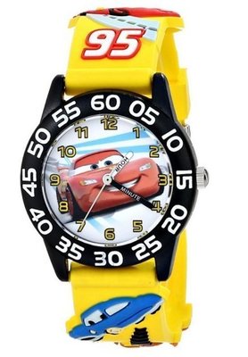 現貨 美國 Disney Cars 熱賣款 日本石英機芯 可愛閃電麥坤兒童手錶 防刮指針學習錶 立體塑膠錶帶 生日禮物