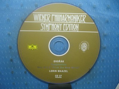 [無殼光碟]JJ  WIENER PHILHARMONIKER DVORAK 37 MADE IN GERMANY