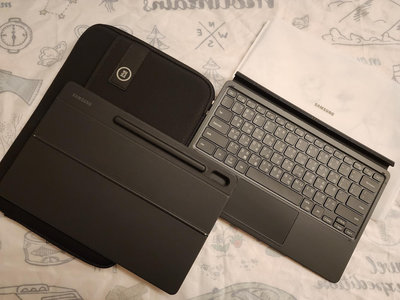 適用Tab S7+ Plus FE S8+ 有觸控板  三星原廠平板電腦鍵盤保護套 Samsung Keyboard Cover