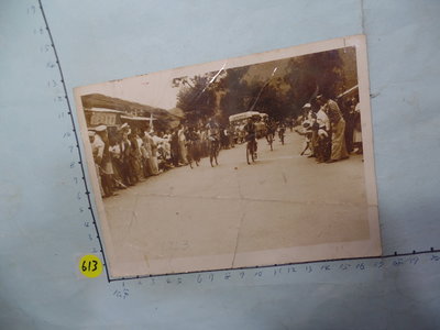 光復初期,腳踏車大賽,古董黑白,照片,(大張)相片**稀少品