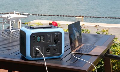 電池達人 〉戶外儲備電源+太陽能板 組合窾 戶外用電 停電 電源供應器 正弦波 野營 旅遊 釣魚 野炊 無線充電 空拍機