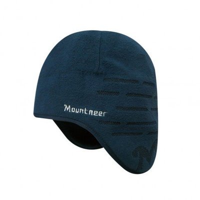山林 Mountneer 防風耳罩 刷毛保暖帽 保暖帽 刷毛帽 丈青 喜樂屋戶外