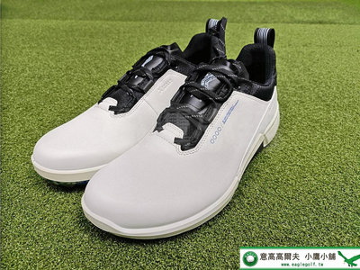 [小鷹小舖] ECCO GOLF 108514 高爾夫球鞋 運動鞋 男仕 GORE-TEX防水保護 人體工學鞋楦 一流的舒適度和靈活性 提供緩衝和透氣 無釘