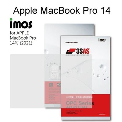 免運【iMos】3SAS系列保護貼 Apple MacBook Pro 14 超潑水、防污、抗刮