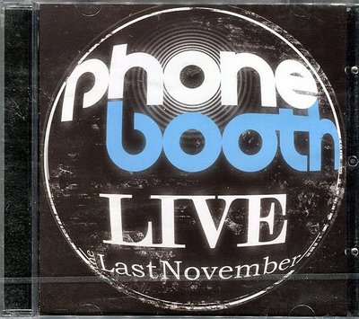 【嘟嘟音樂坊】Phonebooth - Live Album Last November  韓國版  (全新未拆封)