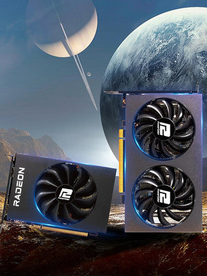 AMD撼訊RX6500XT 4G競技全新電競吃雞游戲台式機電腦獨立顯卡_水木甄選