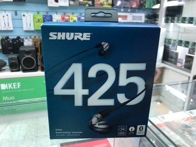 禾豐音響  公司貨保固2年 Shure SE-425BT1 SE425-V+BT1 Wireless 藍芽耳道耳機