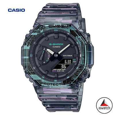 【新品上架】卡西歐 G-shock NAUGHTY NOISE 系列 GA-2100NN-1A 樹脂錶帶數字模擬顯示男士