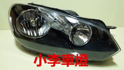 ~李A車燈~全新品 外銷精品 福斯 VW GOLF 6 09 10 11 原廠型晶鑽大燈一邊2600元 台灣製品