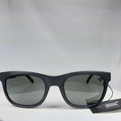 『逢甲眼鏡』MONT BLANC萬寶龍 全新正品 太陽眼鏡 霧面黑粗框 時尚中性設計師款【MB652S 02A】