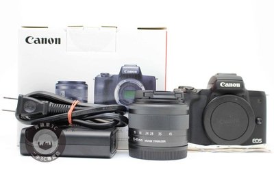 【高雄青蘋果3C】Canon EOS M50 II M50 Mark II + 15-45mm 單鏡組 快門數 ≦9000 二手單眼相機 公司貨 #88092