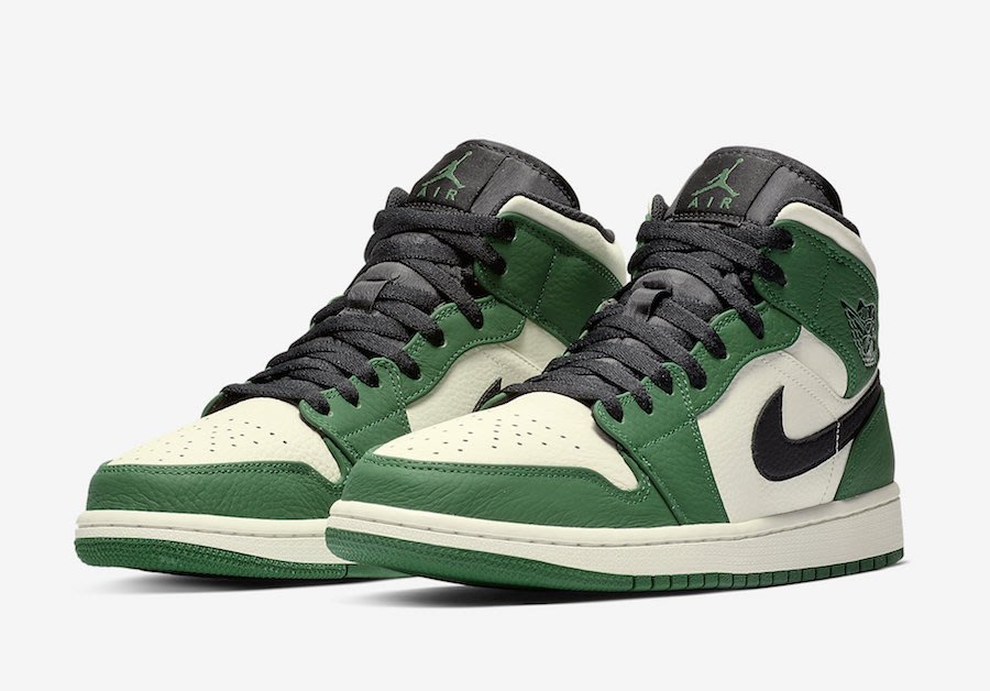 NIKE Jordan 1 Mid Pine Green 852542-301 代購附驗鞋證明| Yahoo奇摩拍賣