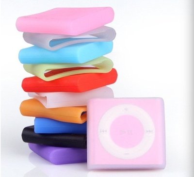 *金輝* 蘋果 Ipod shuffle 4代 6代 7代 果凍套 透明保護套 硅膠袋 蘋果夾子 MP3夾子