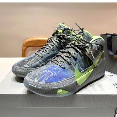 【正品】耐克Nike KD13 EP 玩轉未來 全明星 冰藍綠 實戰籃球 運動 CW3157-001慢跑鞋