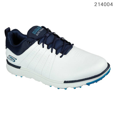 skechers GO GOLF Elite Tour 高爾夫球鞋（無釘/防水） #214004（白藍）【零碼出清】