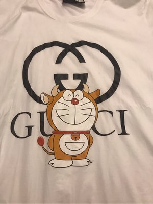 小叮噹哆啦A夢牛年限定 Doraemon T-shirt, not Gucci