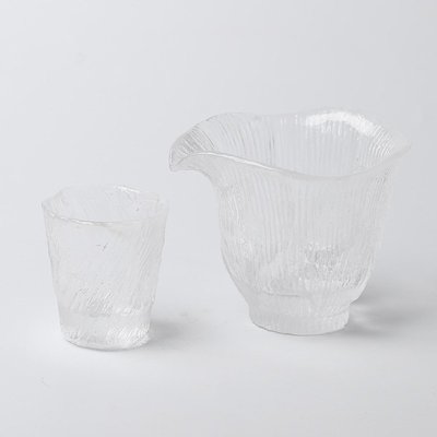 下殺-天然水晶公道杯茶具套裝白水晶小杯刻面杯主人杯茶器器皿功夫杯D