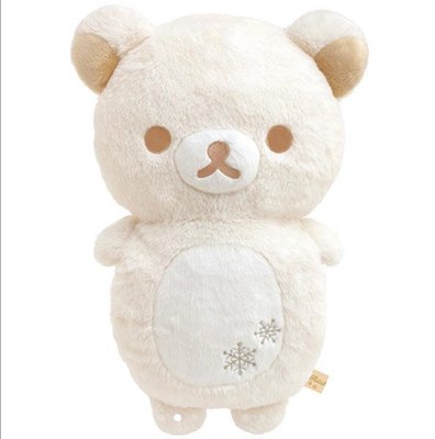 現貨+免運 日本進口角落生物拉拉熊雪白世界系列暖手抱枕 絨毛玩具 聖誕禮物