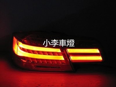 ~李A車燈~全新品 外銷精品件BMW E92 前期改 LCI LED 小改款 LED光導管尾燈含線組一套 直上免編程4