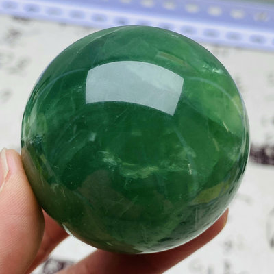 B547天然紫綠螢石水晶球擺件綠色水晶原石打磨屬木客廳辦公家 水晶 擺件 原石【天下奇物】2273