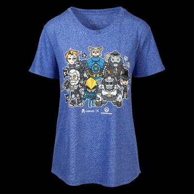 【丹】暴雪商城_tokidoki x Overwatch Team Shirt 鬥陣特攻 角色 短袖 T恤 女版