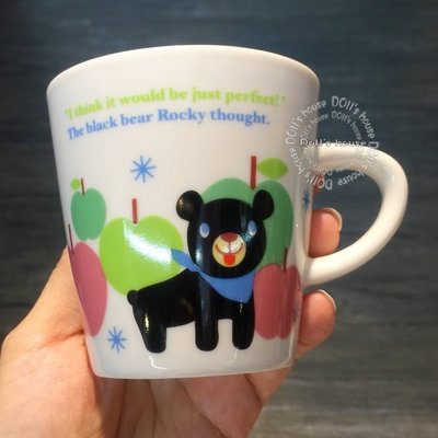 布偶的窩~日本進口 正版授權 黑熊 馬克杯 水杯 陶瓷杯 杯子