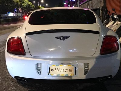 【耀天國際】Bentley Continental Gt 賓利 2門 M款 碳纖維 卡夢 尾翼