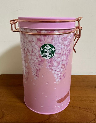 Starbucks 星巴克 櫻花 春日綜合義式脆餅罐 脆餅 禮物 空罐 空瓶子 收納 收納罐 櫻花季節 限定