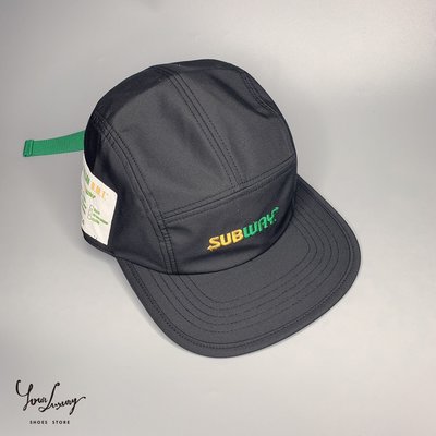 【Luxury】FILA X SUBWAY 聯名 五分割 帽 可調節 兩色 軟帽頂 限定 韓國正品代購