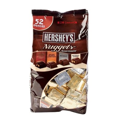 ~!costco代購 #600550 Hershey's 綜合巧克力 1.47公斤