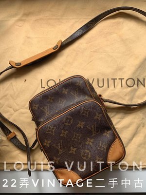 22弄 Louis Vuitton LV 雙層相機包 斜背包 記者包 日字包