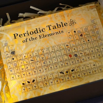 下殺-化學元素周期表元素實物擺件標本擺件桌面水晶亞克力生日創意禮物