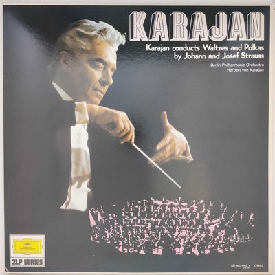 黑膠唱片 Karajan, BPO - Strauss Waltzes and Polkas 2LP