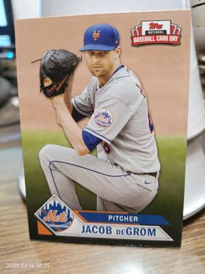 (記得小舖)MLB 2021 Topps 紐約大都會 Jacob deGrom Card Day普卡1張 台灣現貨