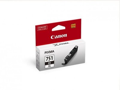 Canon CLI-751XL 全新盒裝黑色大容量原廠墨水匣