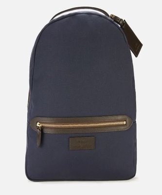 代購Polo Ralph Lauren Leather Trim Canvas Backpack基本款帆布低調氣質後背包