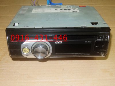 JVC KD-R516 CD/MP3/AUX/USB/ 主機 附線組