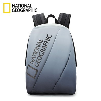 【熱賣精選】National Geographic國家地理雙肩包女大高初中學生電腦15.6寸背包男書包漸變色軟huh