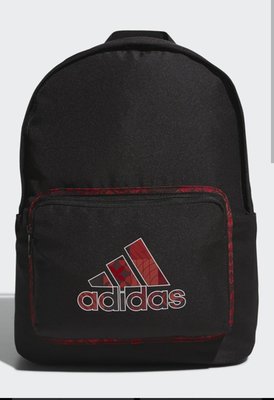 全新adidas 愛迪達 黑x紅 手提 後背包 大容量 通勤 水壺袋 旅行包包
