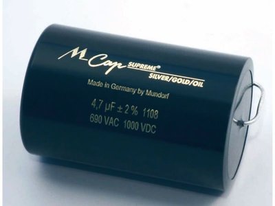 Mcap 油浸金銀箔電容0.22uF/1000VDC(690VAC) SilverGold Oil 自取 免運