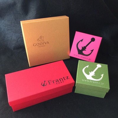 日本Frantz法蘭茲神戶草莓巧克力空盒/空紙盒/禮物盒/包裝盒/飾品盒/收納盒