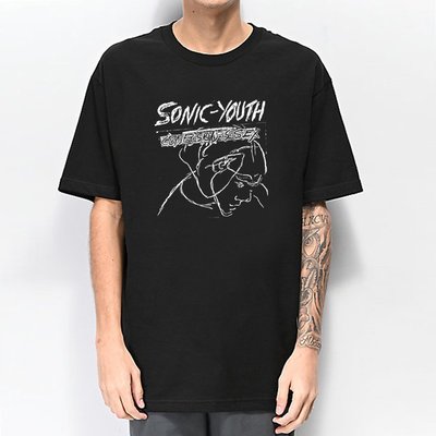 Sonic Youth Confusion Is Sex 短袖T恤 黑色 搖滾樂團 Rock